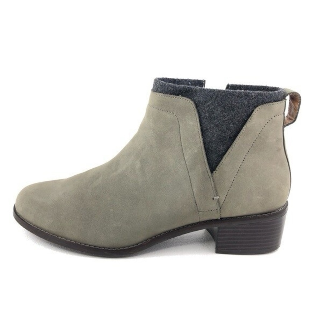 Vionic Joslyn Leather Wool Ankle Boot